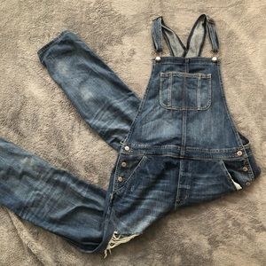 Women’s American Eagle Distressed Overalls